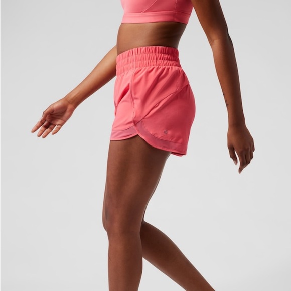 Athleta | Mesh Racer High Rise 3” Short - Picture 3 of 3
